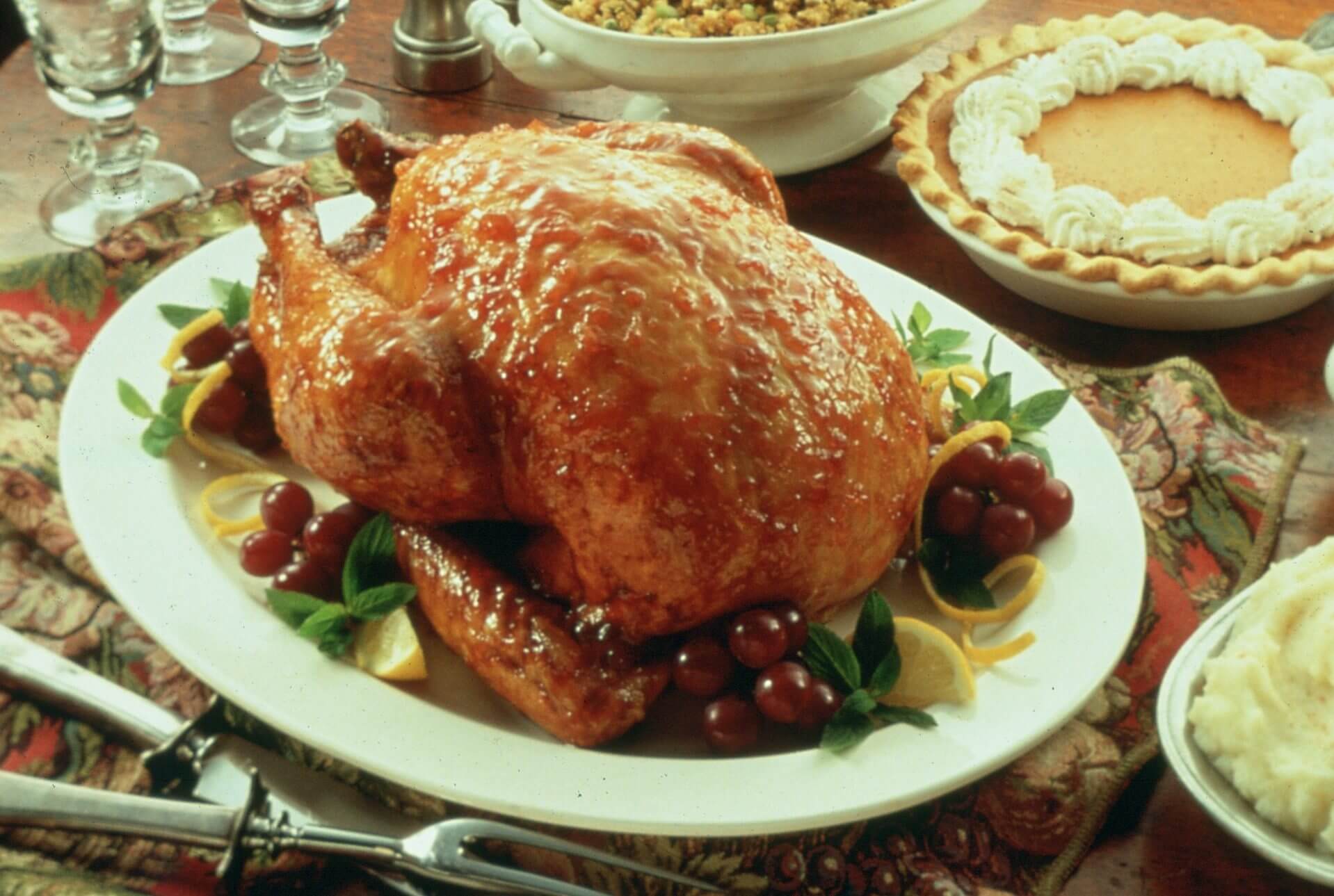 Peach Glazed Roasted Turkey Recipe National Turkey Federation