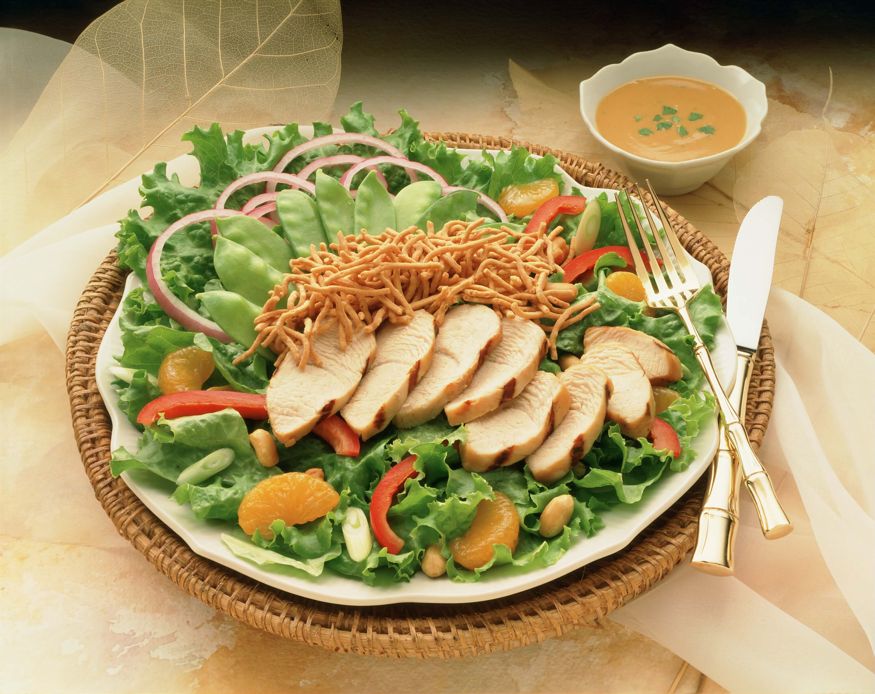 Grilled Turkey Salad with Peanut Dressing Recipe - National Turkey Federation