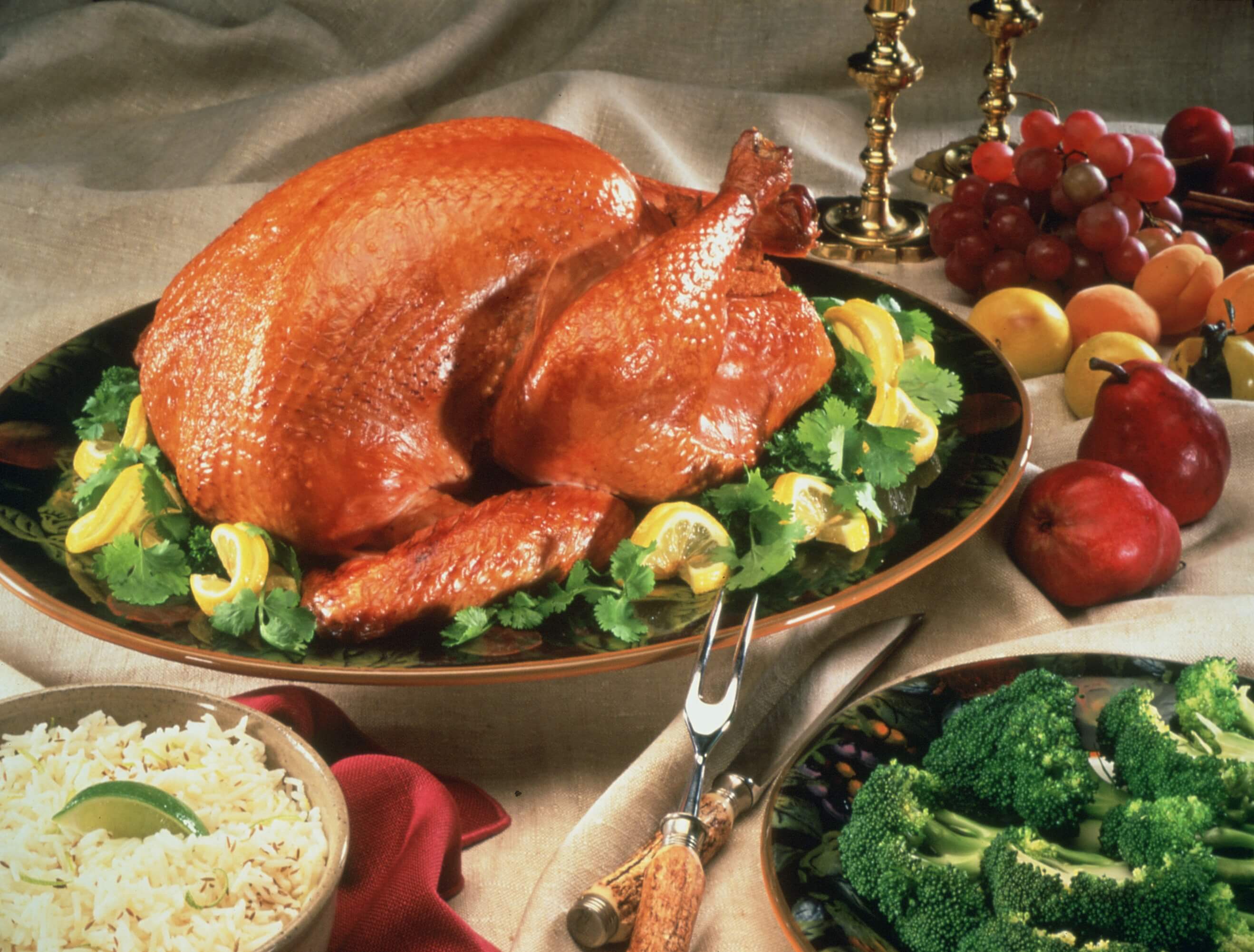 LemonGarlic Roasted Turkey Recipe National Turkey Federation