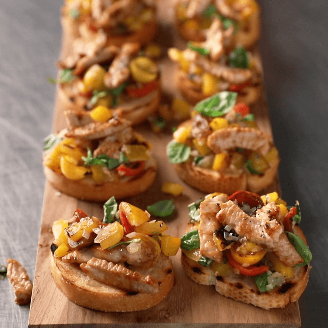 Turkey and Confetti Bruschetta - National Turkey Federation