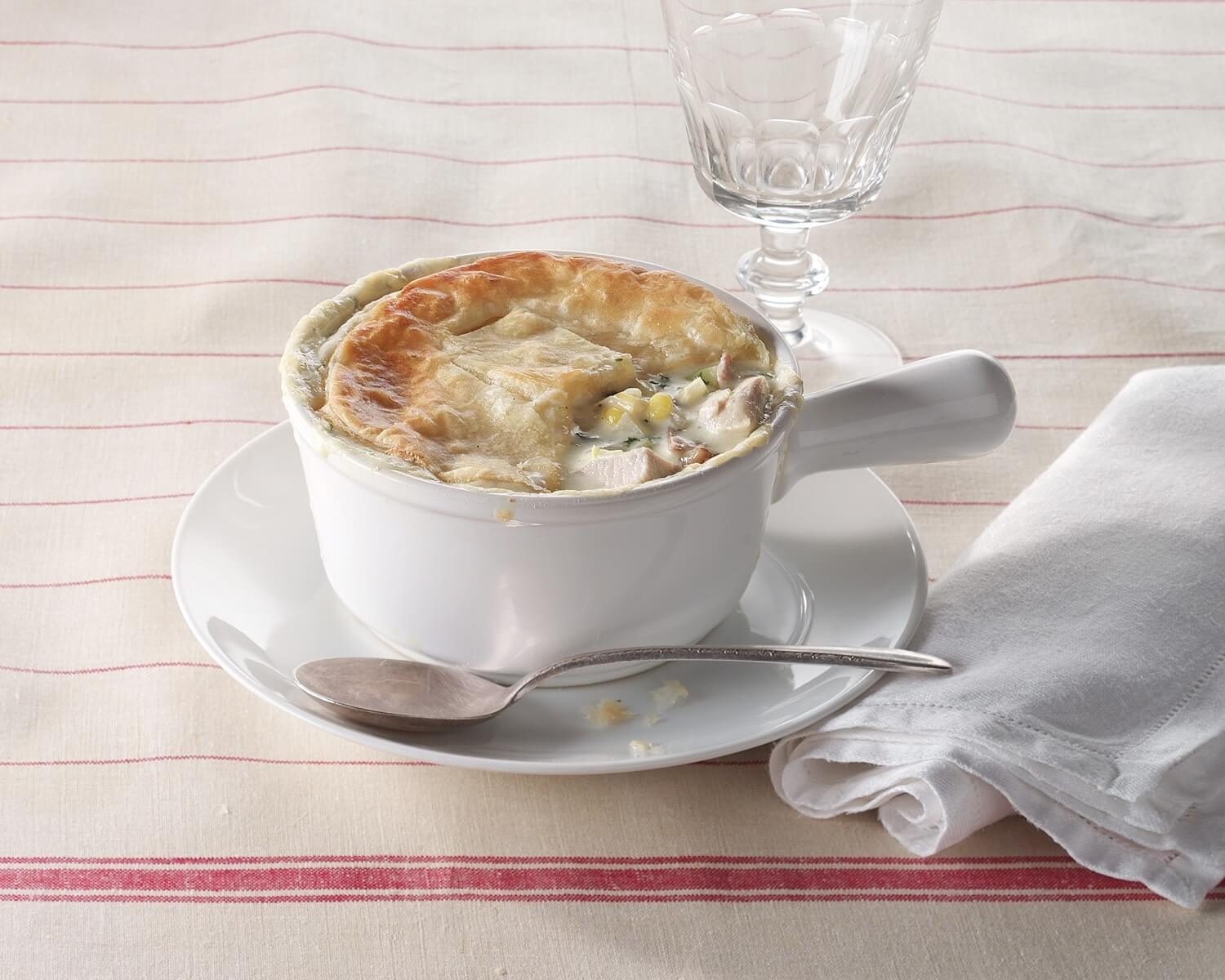 Turkey and Corn Chowder En Croute Recipe - National Turkey Federation