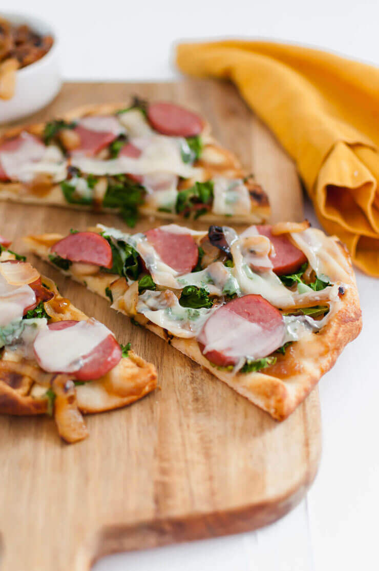 Turkey Sausage Flatbread Pizza Recipe National Turkey Federation