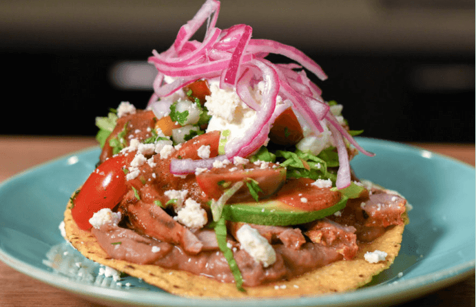 turkey tostada