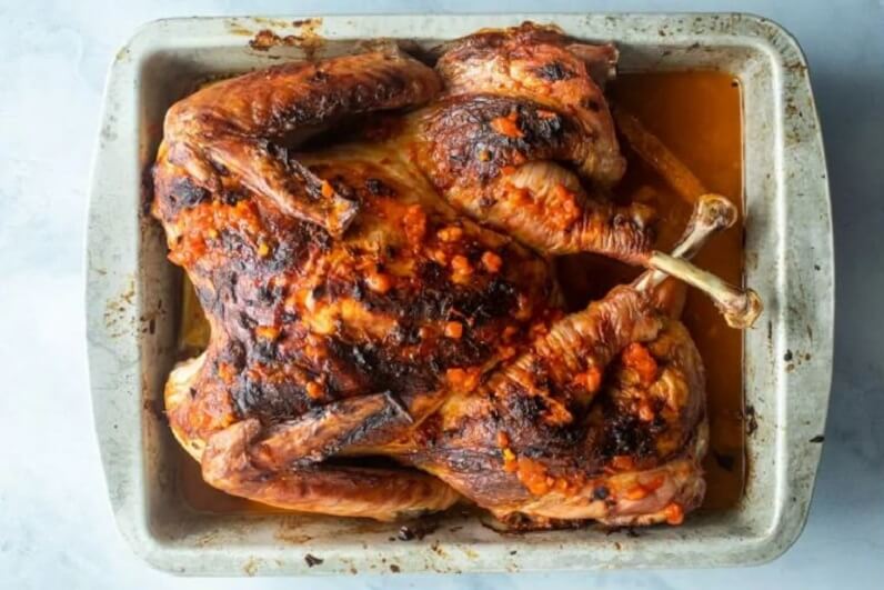 Harissa Spatchcock Turkey Recipe - National Turkey Federation