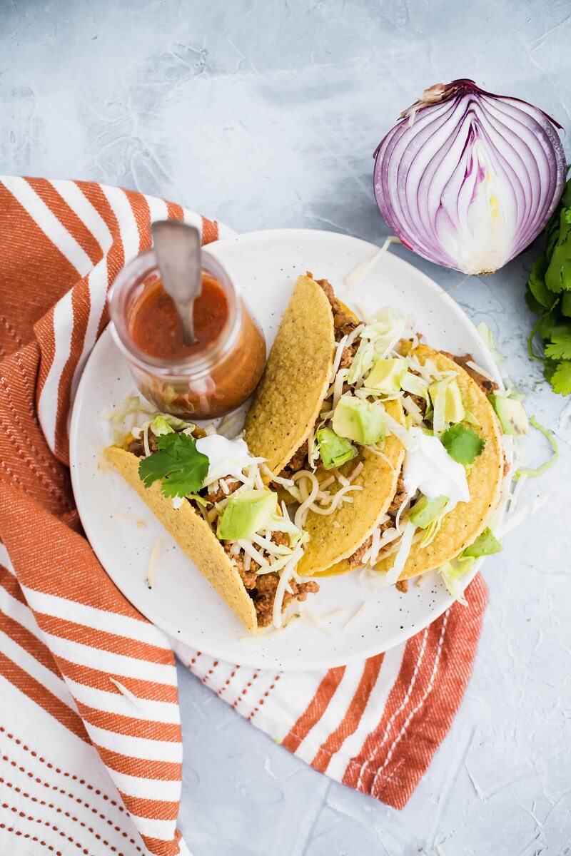 crunchy turkey tacos