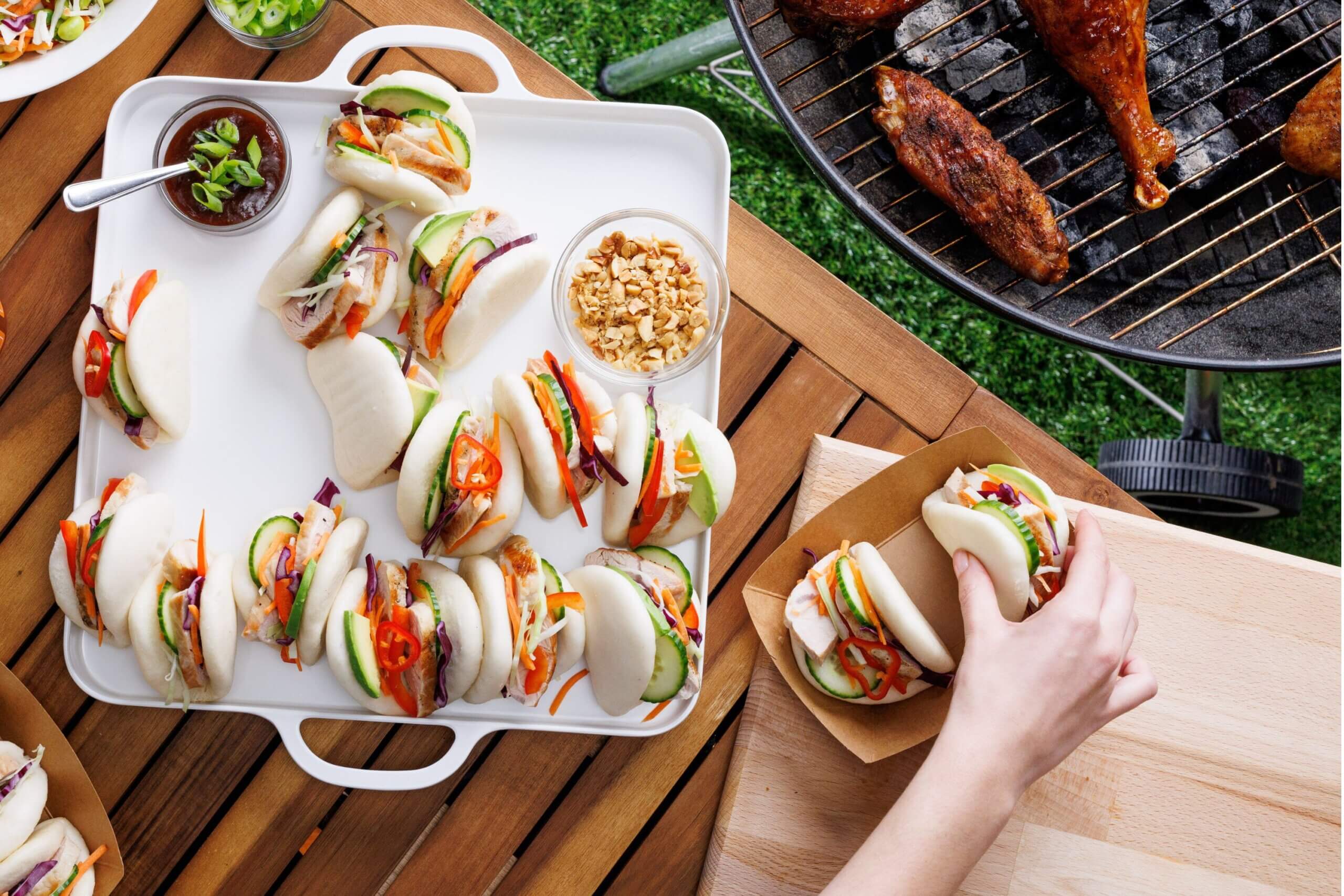 Grilled Turkey Bao Buns Recipe - National Turkey Federation